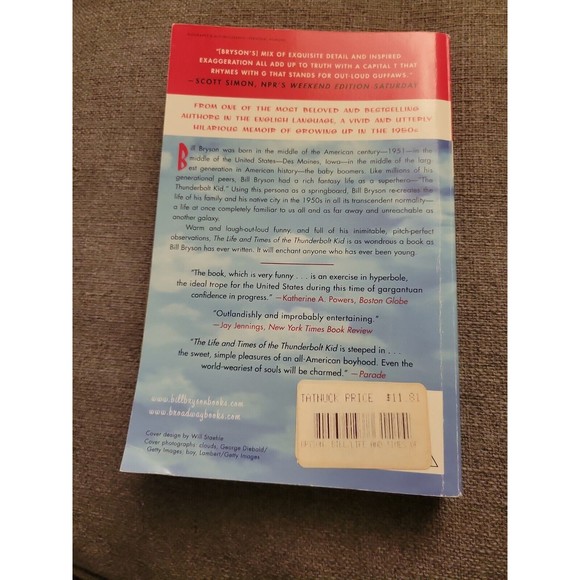 The Life and Times of the Thunderbolt Kid: A Memoir by Bryson, Bill - Picture 2 of 7